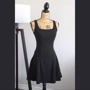 NWOT Black skater dress